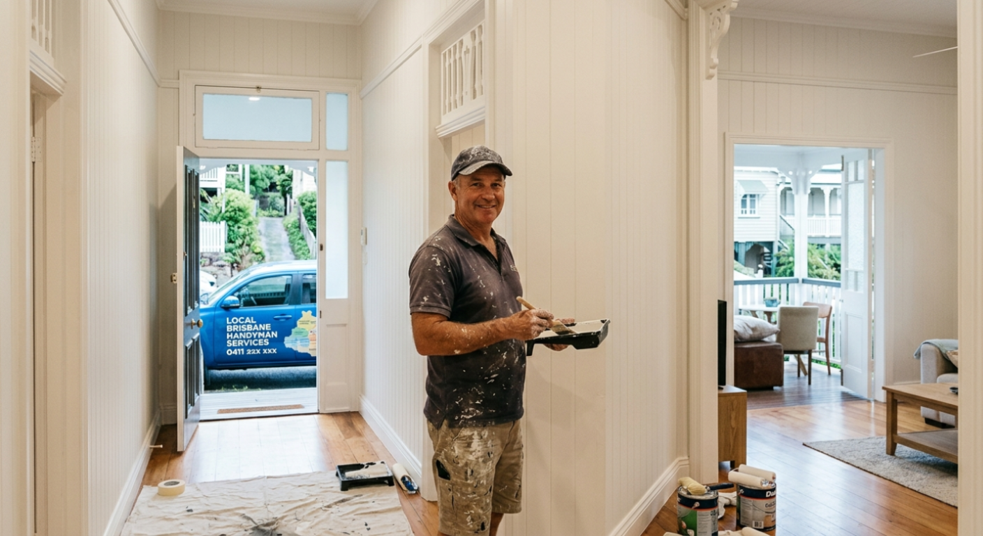 Full repaint of lounge and hallway — Paddington